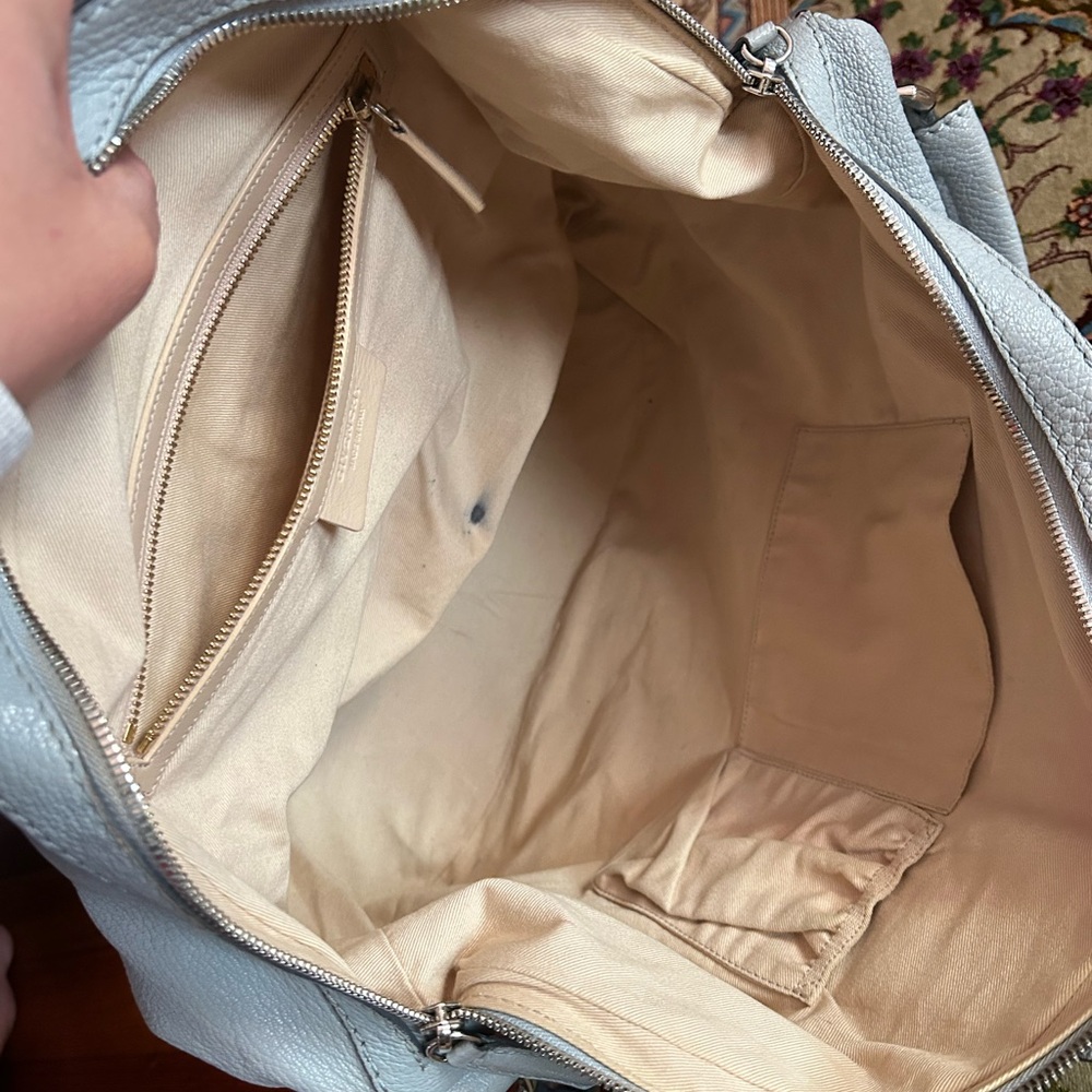 Givenchy Powder Blue Leather Nightingale Large Tote Purse - Picture 14 of 16